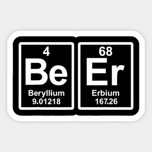 Beer periodic table Sticker